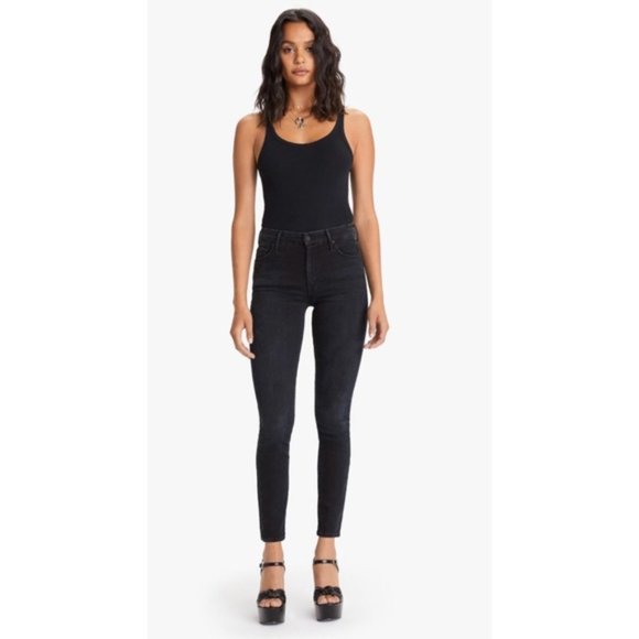 MOTHER Denim - MOTHER The High Waisted Looker Ankle Fray Jeans